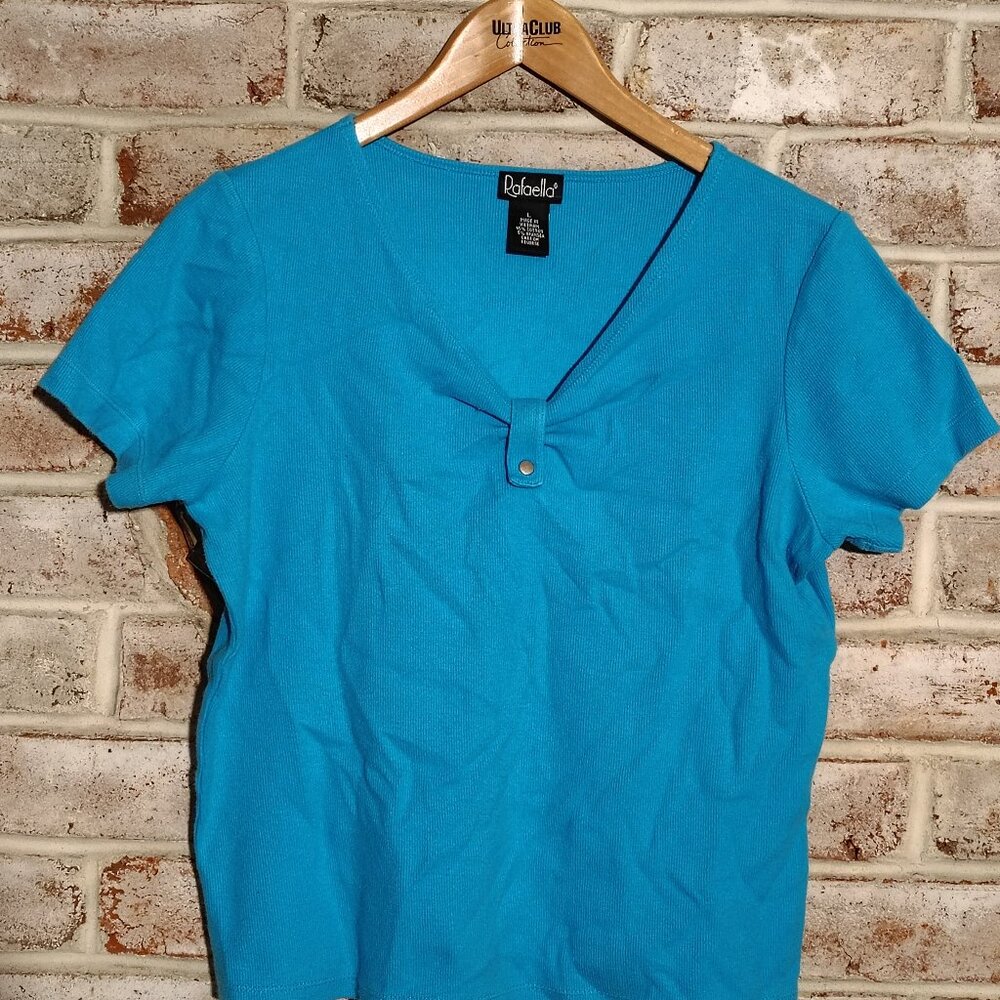 Rafaella Blue Top - Large